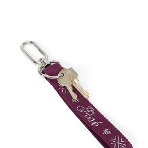 Victoria's Secret Purple Key Holder with Silver Details